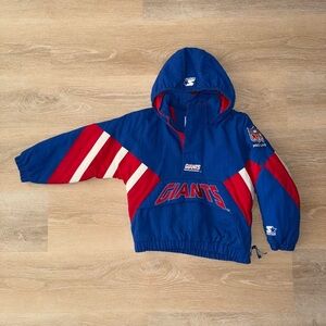 Vintage 90’s New York Giants Starter Hooded Jacket